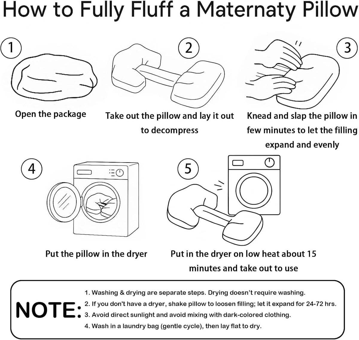 Pregnancy Pillow, Portable Maternity Pillow for Pregnant Women, Travel Wedge Pillow for Side Sleeper, Relief Body Pillow Support for Back, Belly, Waist, Removable & Adjustable Cover, Pink